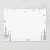 Zilver & Roze | Familie Tradities Baby shower Game Advieskaart (Achterkant)