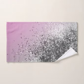 Zilver roze glitter Dream #1 (Faux Glitter) #glimm Bad Handdoek (Handdoek)