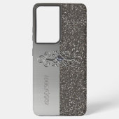 Zilver Samsung Galaxy Hoesje (Achterkant)