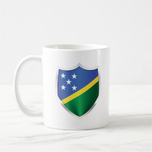 Zilver Shield Flag op de Salomonseilanden Koffiemok