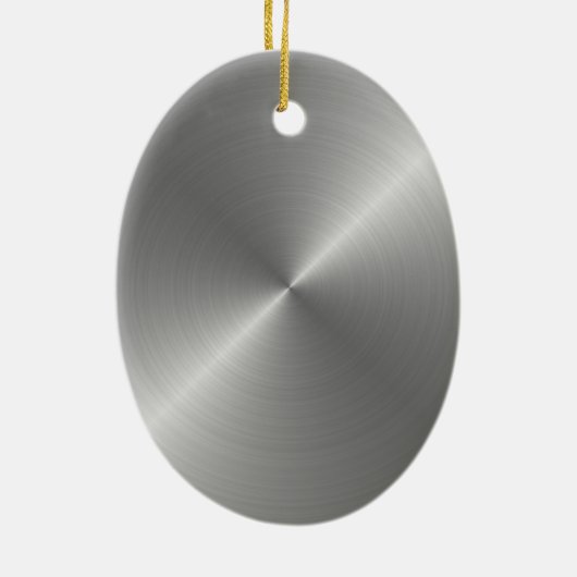 Zilver Shiny Afstuderen Ornament fotosjabloon (Achterkant)