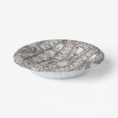 Zilver Sierlijk Modern Papieren Kommen (Gebogen)