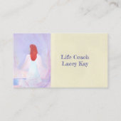 Zilver Spiritueel Licht Reiki visitekaartje (Achterkant)