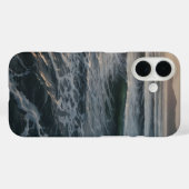 Zilver Surf Case-Mate iPhone Case (Achterkant (horizontaal))