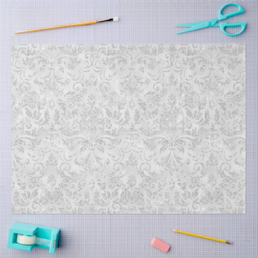 Zilver Tissue Papier (Craft)