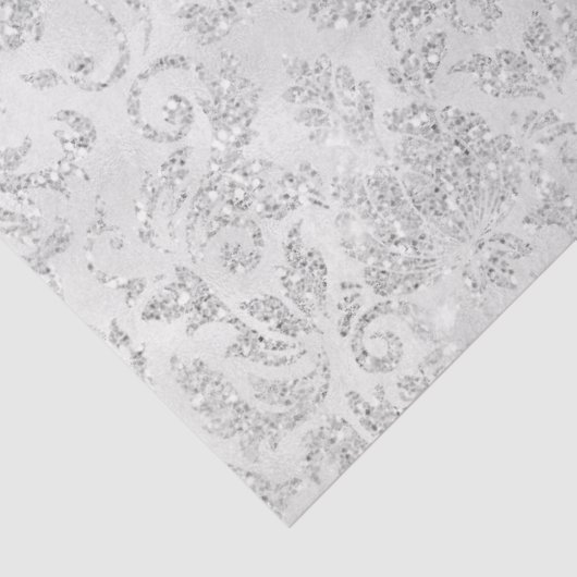 Zilver Tissue Papier (Detail)