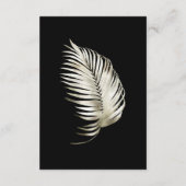 Zilver Tropisch gebladerte Receptie Details Informatiekaartje (Achterkant)