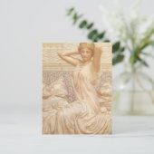 Zilver van Albert Joseph Moore, Victoriaans Kunst Briefkaart (Staand voorkant)