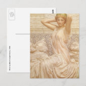 Zilver van Albert Joseph Moore, Victoriaans Kunst Briefkaart (Voorkant / Achterkant)