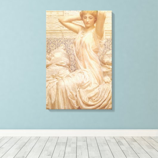 Zilver van Albert Joseph Moore, Victoriaans Kunst Canvas Afdruk (Insitu (Houten vloer))