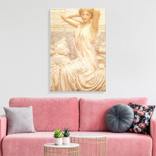 Zilver van Albert Joseph Moore, Victoriaans Kunst Canvas Afdruk (Insitu (Woonkamer))