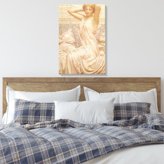 Zilver van Albert Joseph Moore, Victoriaans Kunst Canvas Afdruk (Insitu (Slaapkamer))