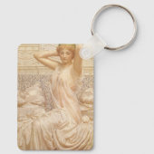 Zilver van Albert Joseph Moore, Victoriaans Kunst Sleutelhanger (Achterkant)
