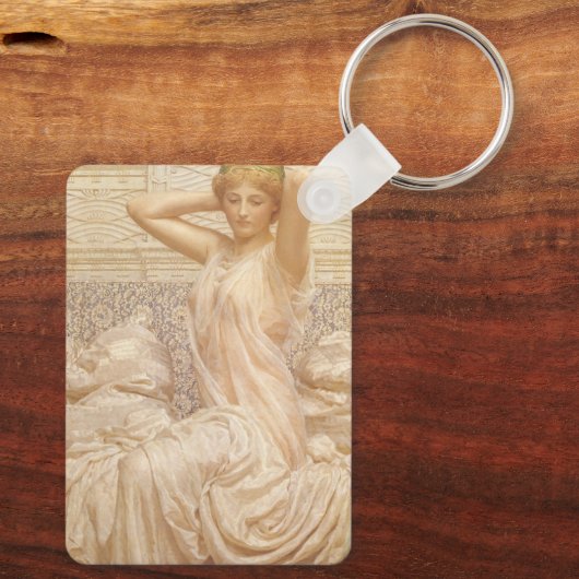 Zilver van Albert Joseph Moore, Victoriaans Kunst Sleutelhanger (Achterkant)