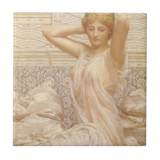 Zilver van Albert Joseph Moore, Victoriaans Kunst Tegeltje (Voorkant)