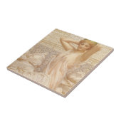 Zilver van Albert Joseph Moore, Victoriaans Kunst Tegeltje (Zijkant)