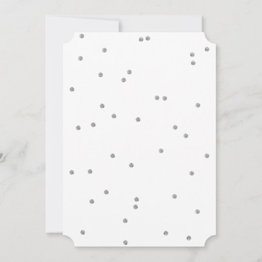 Zilver Verloving | Uitnodiging van de indienende p (Achterkant)