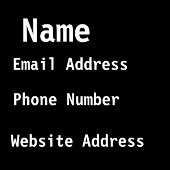 Zilver Visitekaartje