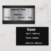 Zilver Visitekaartje (Voorkant / Achterkant)