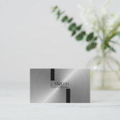 Zilver Visitekaartje (Staand voorkant)