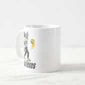 Zilver Vos Softll Koffiemok (Voorkant links)