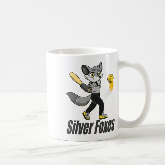 Zilver Vos Softll Koffiemok (Rechts)