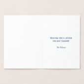 Zilver Vrolijk Kerstfeest Gelukkig Nieuwjaar Sneeu Folie Kaarten (Binnen)