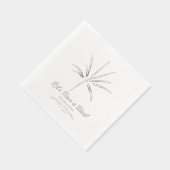 Zilver Vuurwerk Semiquincentennial 4 juli Folie Servetten (Rechts)