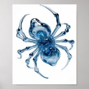 Zilver WATERSPIN Grafisch Ontwerp Poster