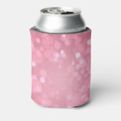 Zilver Western Pleasure Horse op Roze Brokeh Blikjeskoeler (Blikje Achterkant)