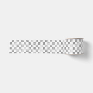 zilver wit metalen vierkant patroon achtergrond grosgrain lint
