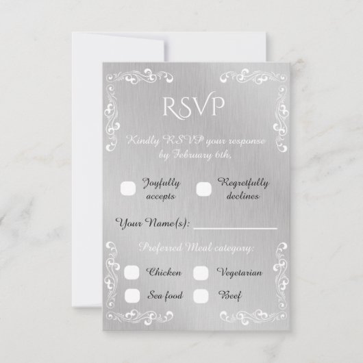  zilver & wit sierrand RSVP (Voorkant)