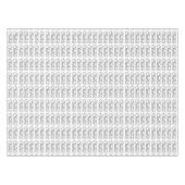 Zilver Witte Cheers Feestviering Tafelkleed (Voorkant (Horizontaal))