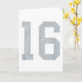 Zilver Witte Nummer 16 Jersey Speler Uniform #16 Kaart (Gele Bloem)