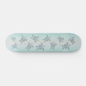 Zilver Zee turfstand Persoonlijk Skateboard (Horizontaal)