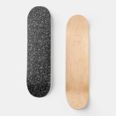 Zilver-zinnig glitterpatroon skateboard (Voorkant)