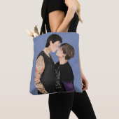 Zilver Zoete St Cobalt Tote Bag (Dichtbij)