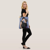 Zilver Zoete St Cobalt Tote Bag (Op model)