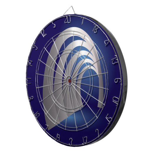 zilveraardtunnel dartbord (Voorkant Rechts)