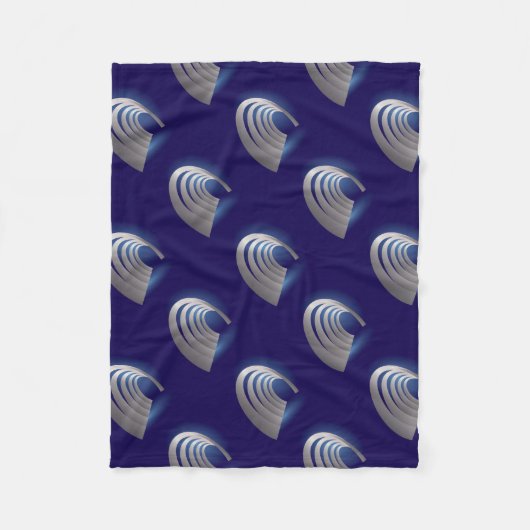 zilveraardtunnel fleece deken (Voorkant)