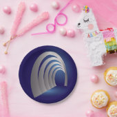 zilveraardtunnel papieren bordje (Feest)