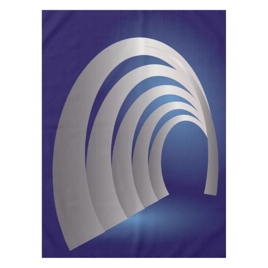 zilveraardtunnel tafelkleed (Voorkant)