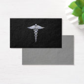 Zilverachtig gelijk aan het medische symbool van d visitekaartjes (Bureau)