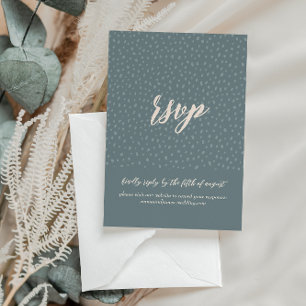 Zilverachtige Eucalyptus Respons RSVP Trouwsite Ka Kaartje