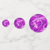 Zilverachtige libellen op een Magic Magenta Sky Confetti (Voorkanten)