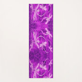 Zilverachtige libellen op een Magic Magenta Sky Yogamat (Voorkant)