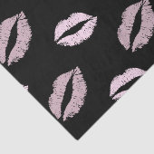 Zilverachtige Roze Kusjes Tissuepapier (Detail)