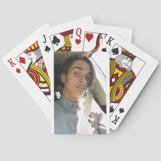 zilverangelspeelkaarten pokerkaarten (Achterkant)