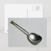 Zilverapostel met gouden afdichting, 1668 briefkaart (Voorkant / Achterkant)