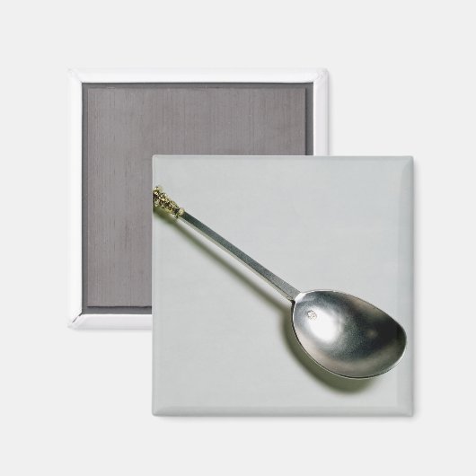 Zilverapostel met gouden afdichting, 1668 magneet (Voorkant / Achterkant)